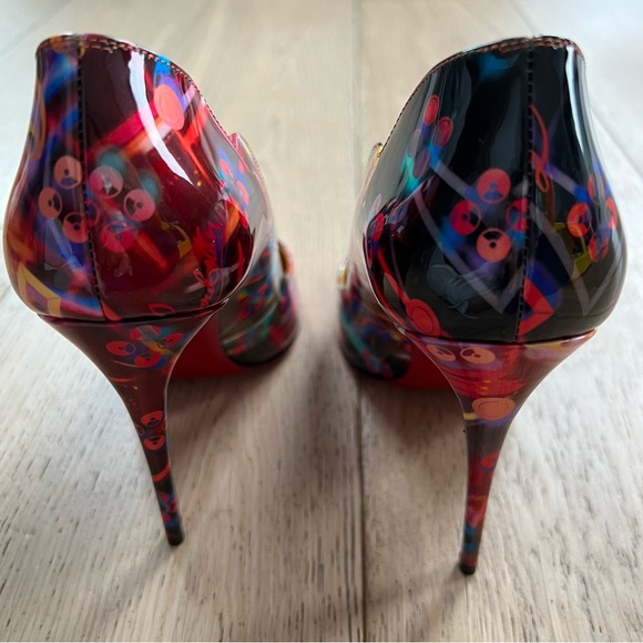 ♥️SOLD♥️ Christian Louboutin Hot Discolaser Chick Multicolor Pointy Heels Pumps… - Picture 7 of 12